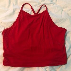 Red Crop Top